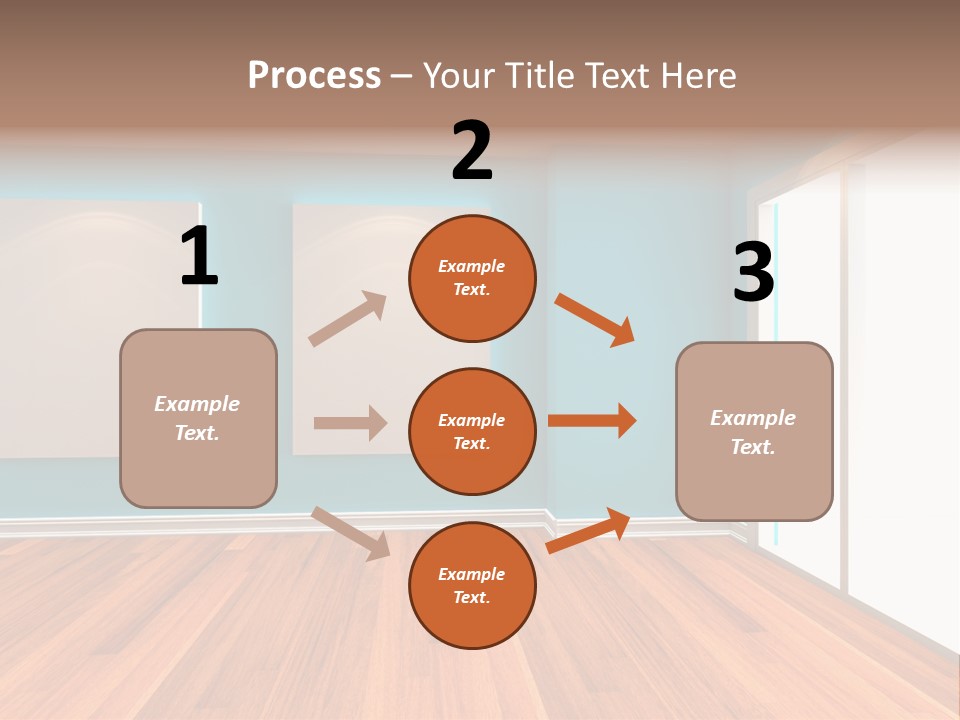 Door Wall Exhibition PowerPoint Template