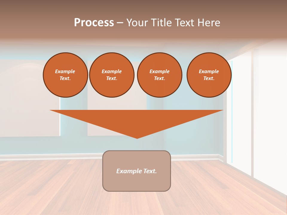 Door Wall Exhibition PowerPoint Template