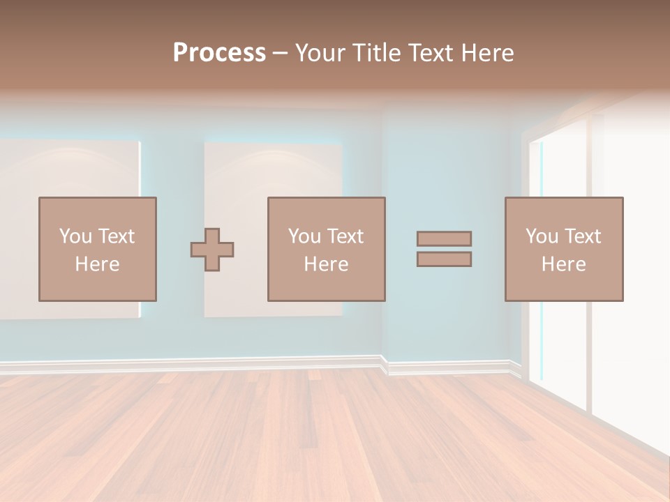 Door Wall Exhibition PowerPoint Template