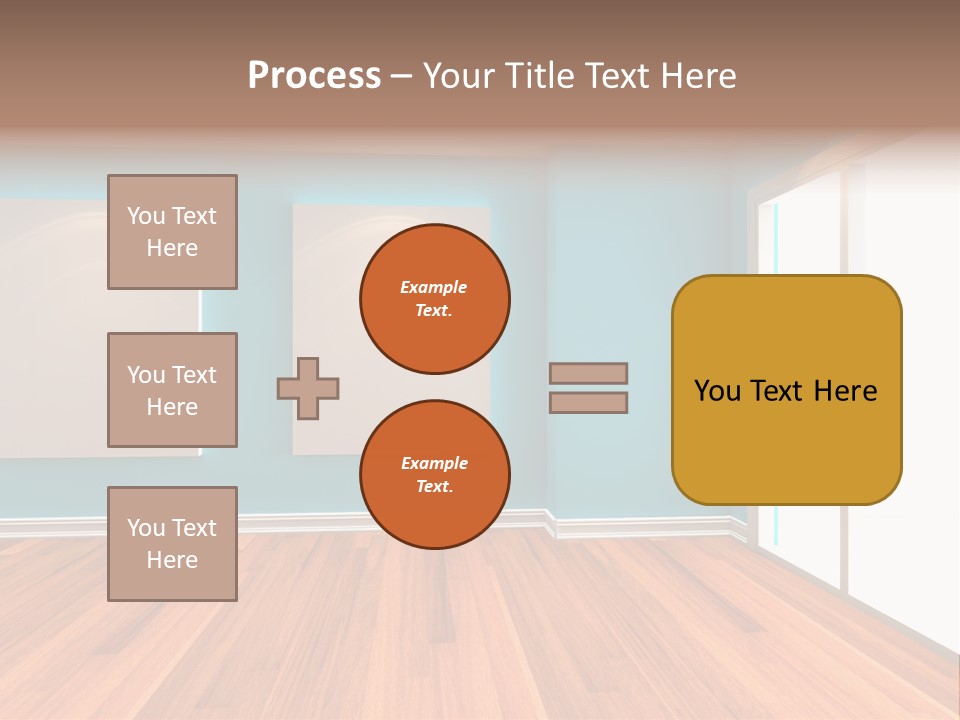 Door Wall Exhibition PowerPoint Template