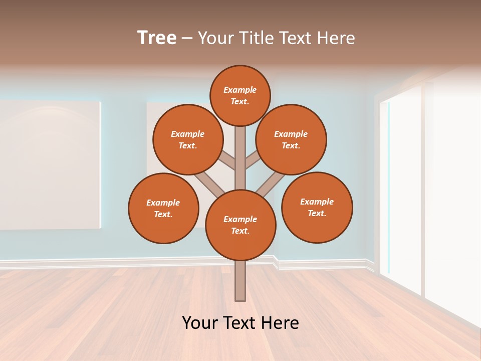 Door Wall Exhibition PowerPoint Template