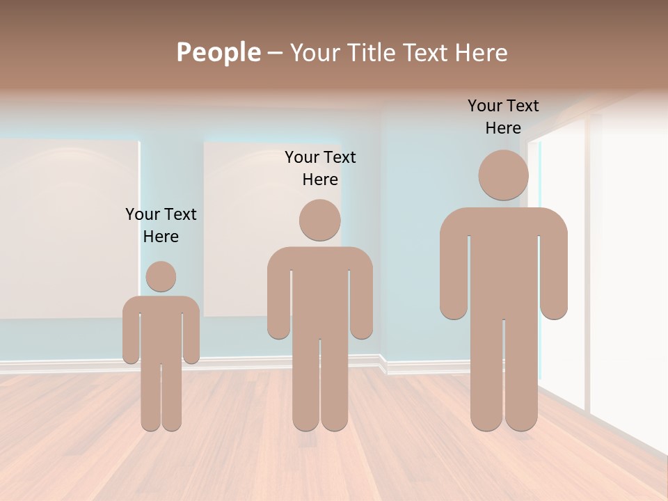 Door Wall Exhibition PowerPoint Template