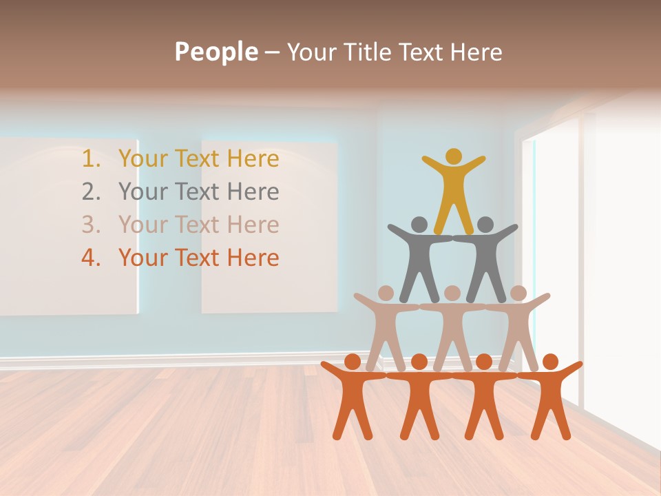 Door Wall Exhibition PowerPoint Template