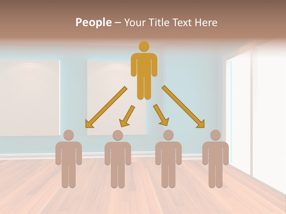 Door Wall Exhibition PowerPoint Template