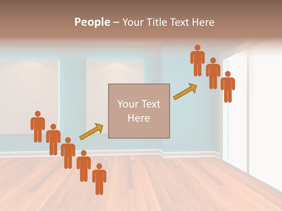 Door Wall Exhibition PowerPoint Template