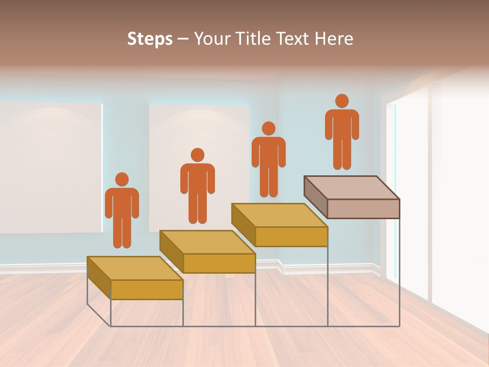 Door Wall Exhibition PowerPoint Template