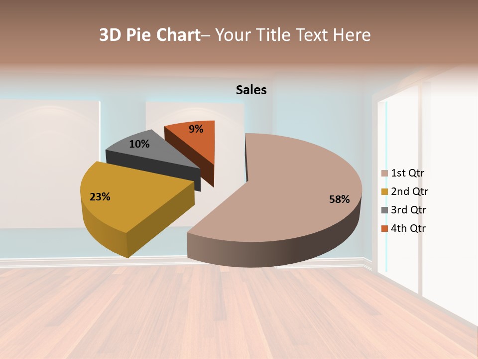 Door Wall Exhibition PowerPoint Template