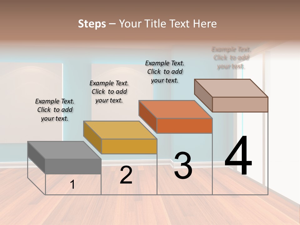 Door Wall Exhibition PowerPoint Template