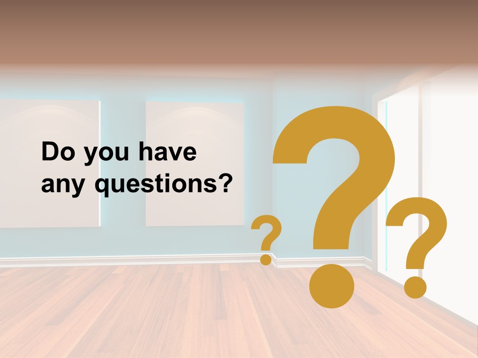 Door Wall Exhibition PowerPoint Template