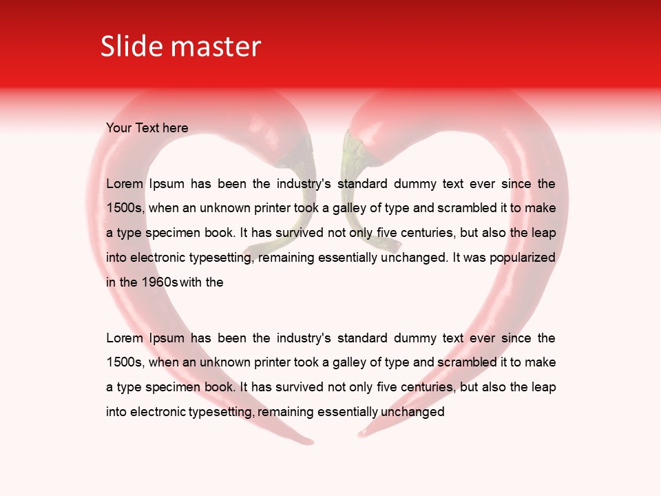 Dish Food White PowerPoint Template