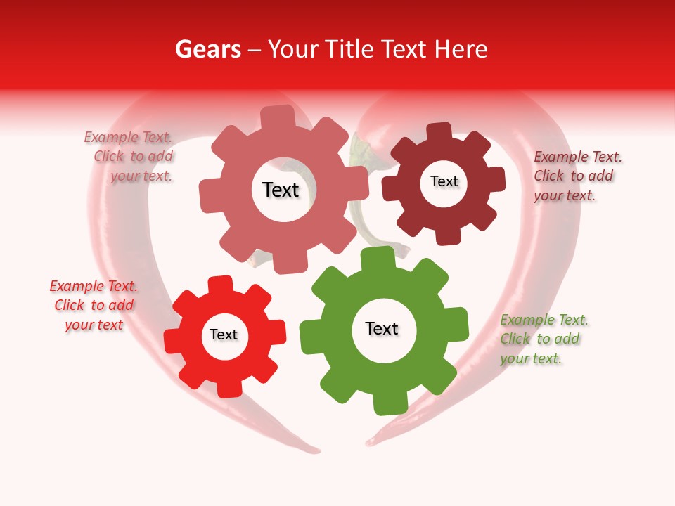 Dish Food White PowerPoint Template