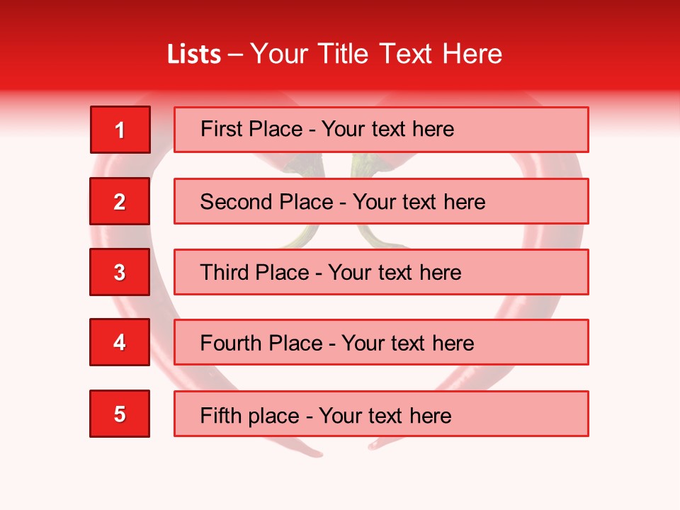 Dish Food White PowerPoint Template