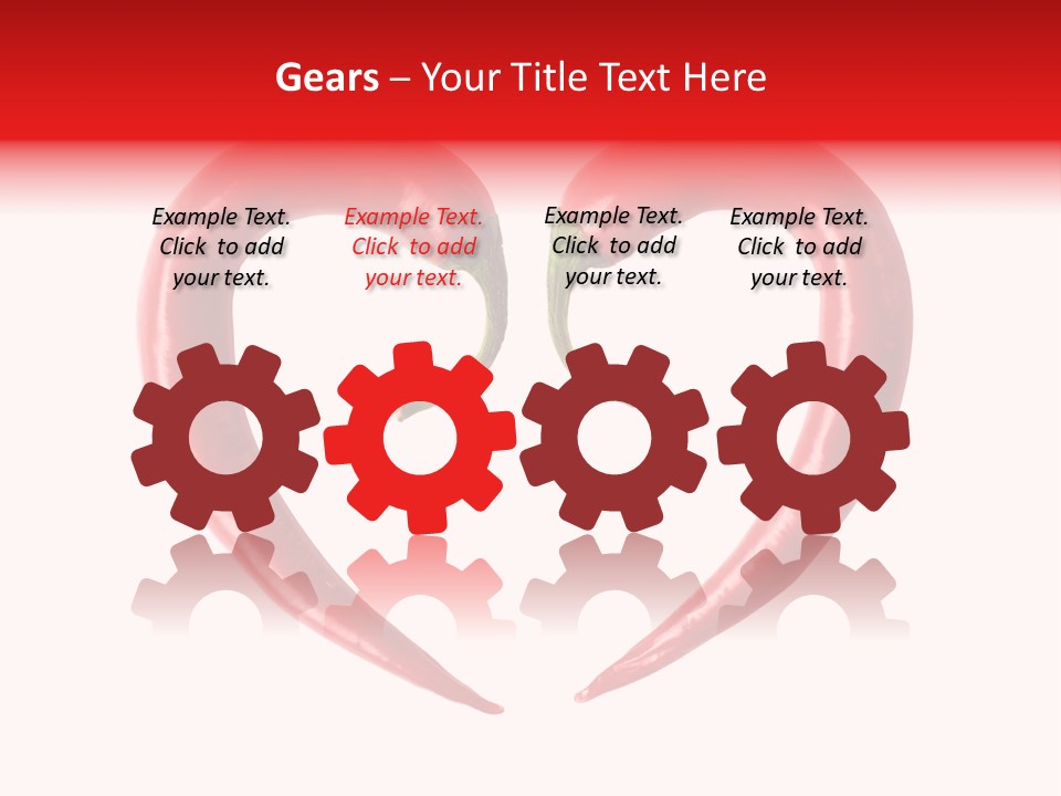 Dish Food White PowerPoint Template