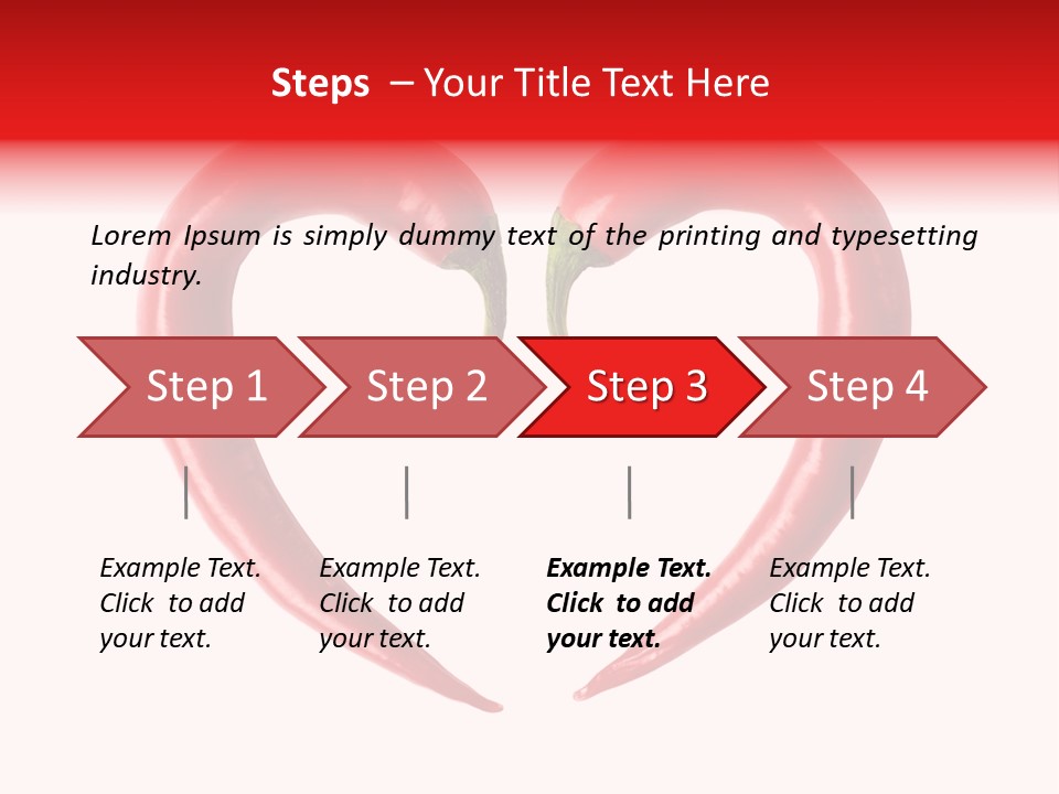 Dish Food White PowerPoint Template