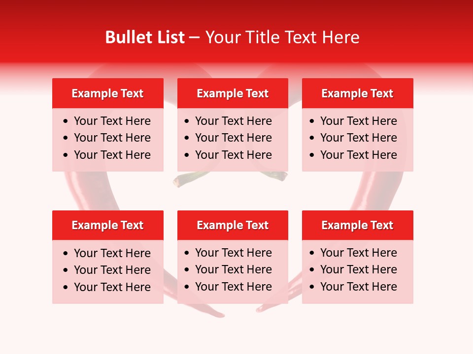 Dish Food White PowerPoint Template