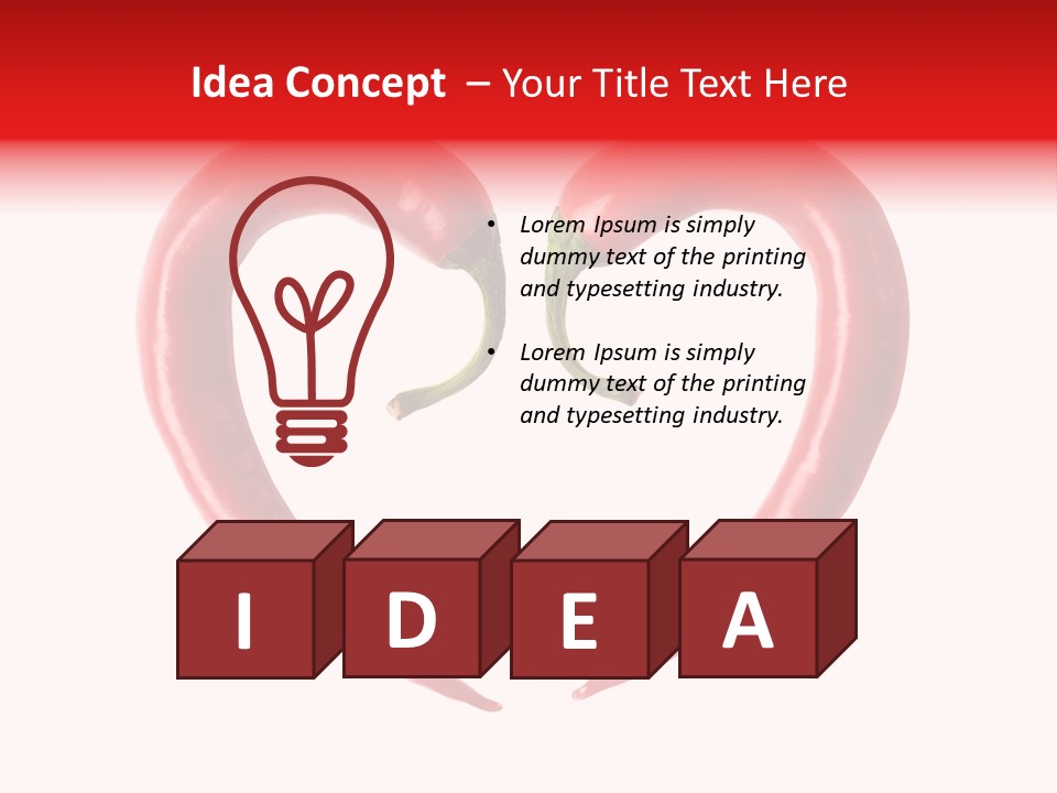 Dish Food White PowerPoint Template