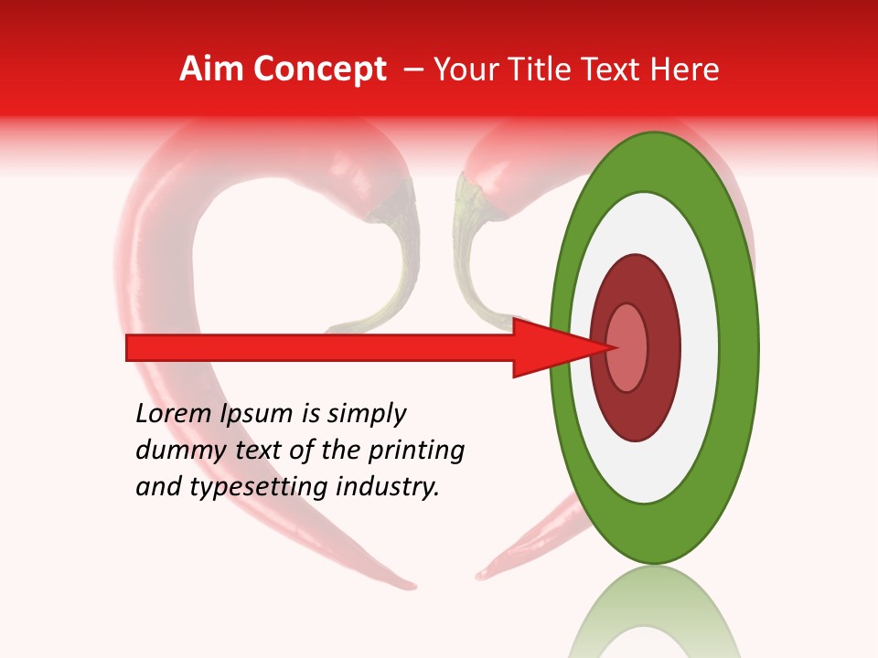 Dish Food White PowerPoint Template