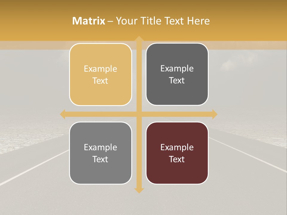 Rain Adventure Way PowerPoint Template