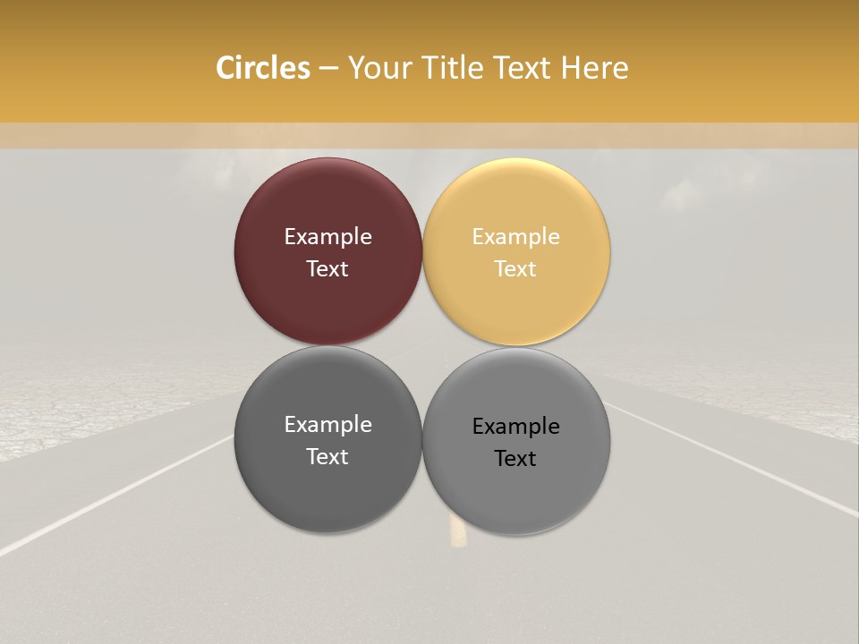 Rain Adventure Way PowerPoint Template