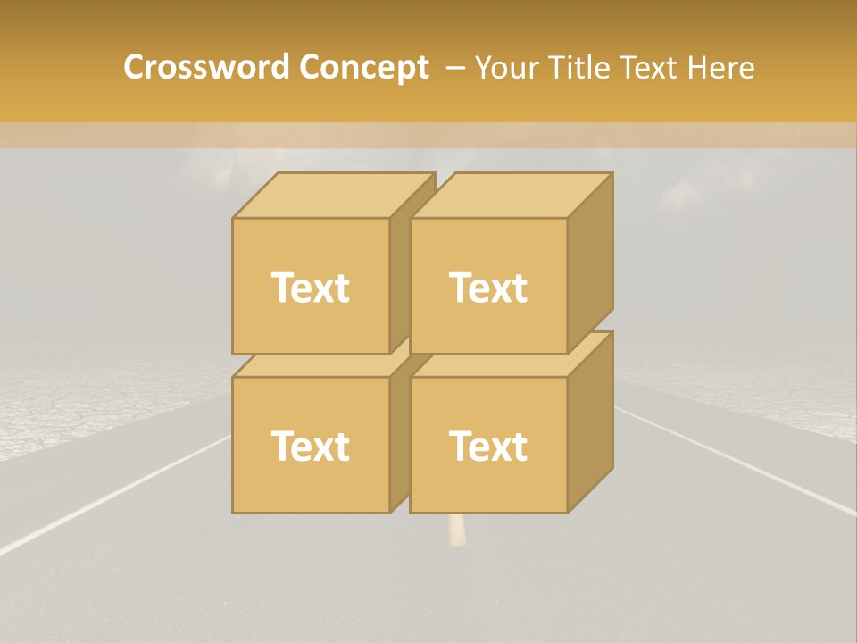 Rain Adventure Way PowerPoint Template