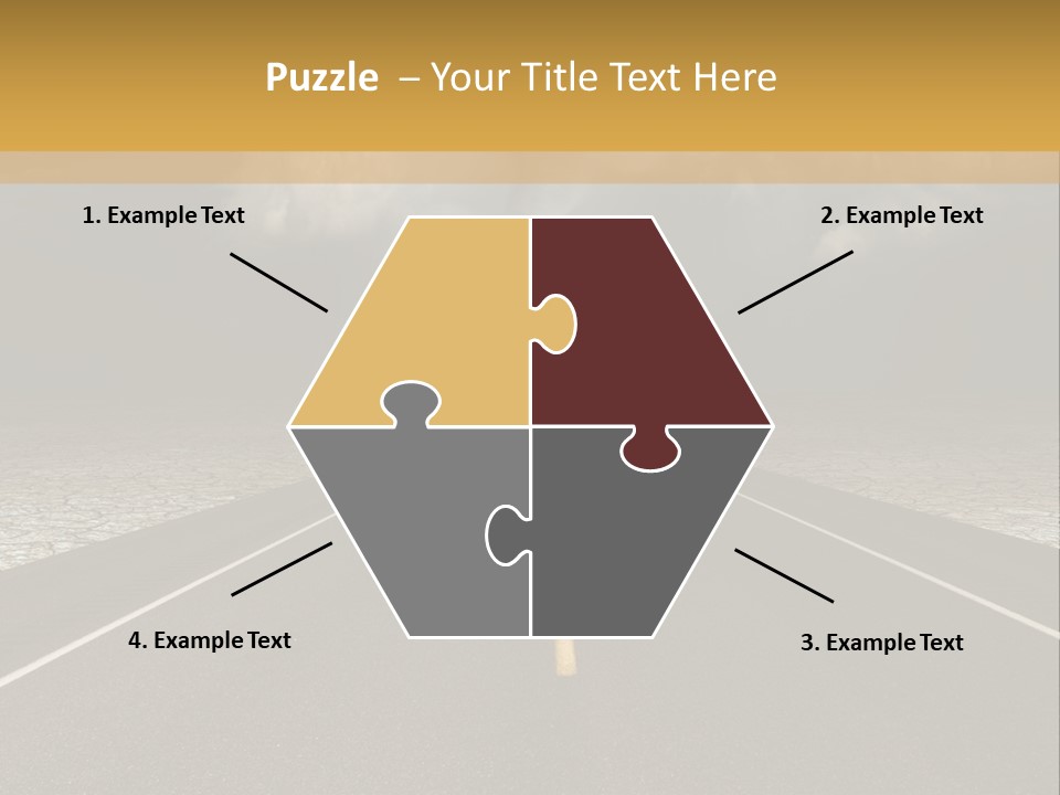 Rain Adventure Way PowerPoint Template