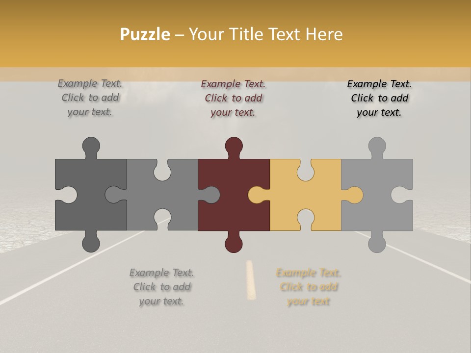 Rain Adventure Way PowerPoint Template