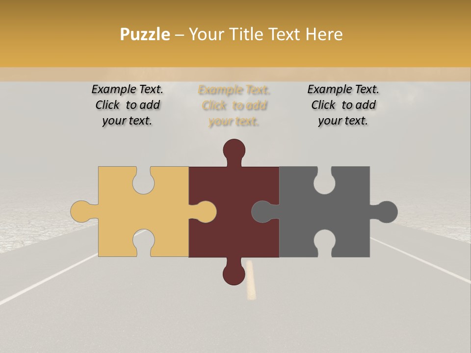 Rain Adventure Way PowerPoint Template