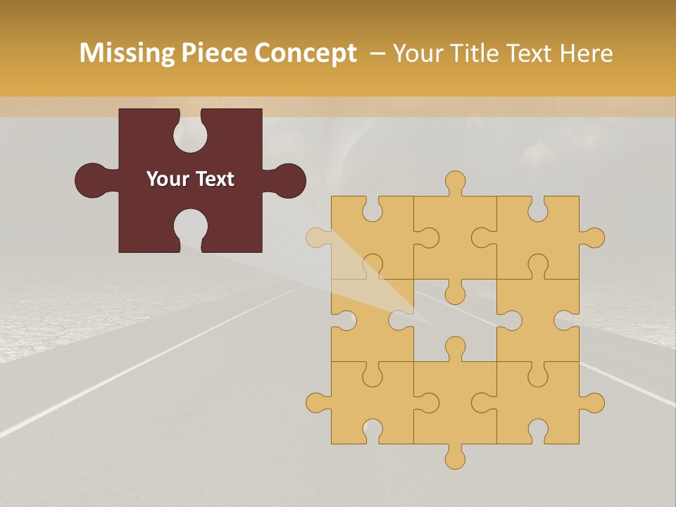 Rain Adventure Way PowerPoint Template