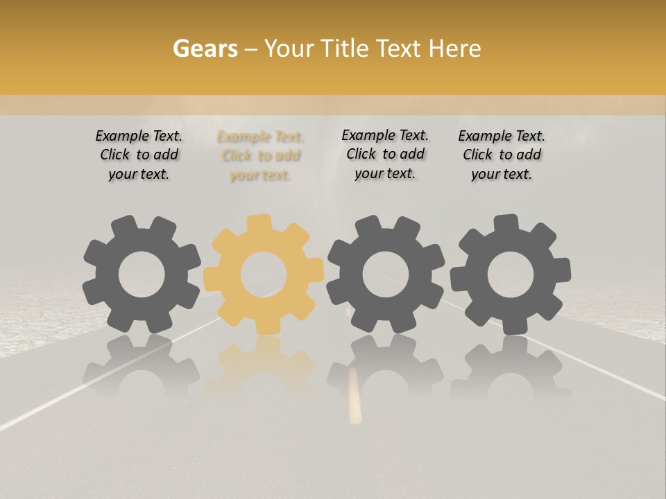 Rain Adventure Way PowerPoint Template