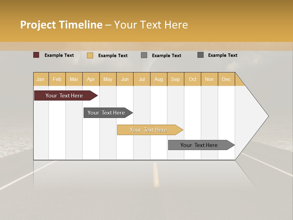Rain Adventure Way PowerPoint Template