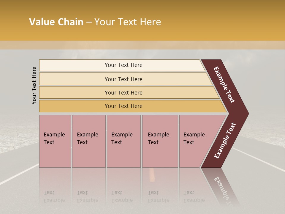 Rain Adventure Way PowerPoint Template