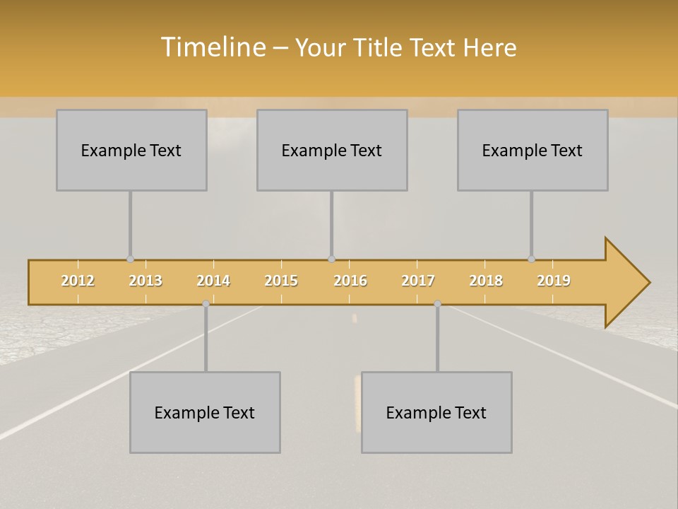 Rain Adventure Way PowerPoint Template