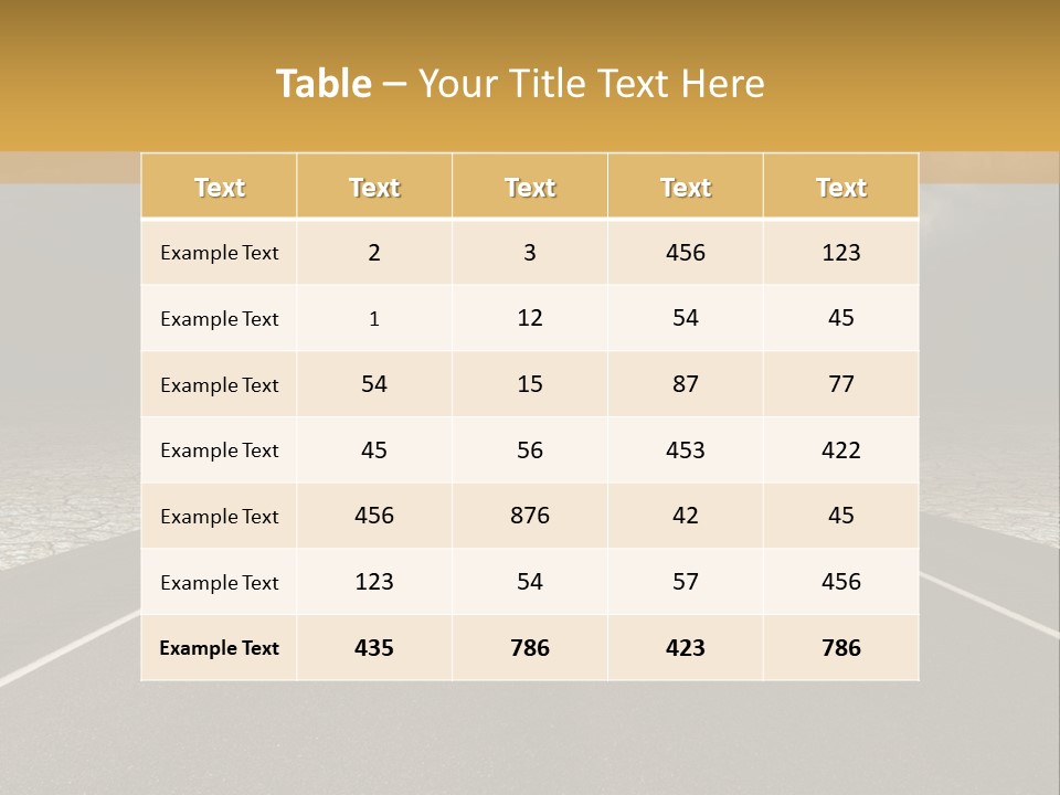 Rain Adventure Way PowerPoint Template