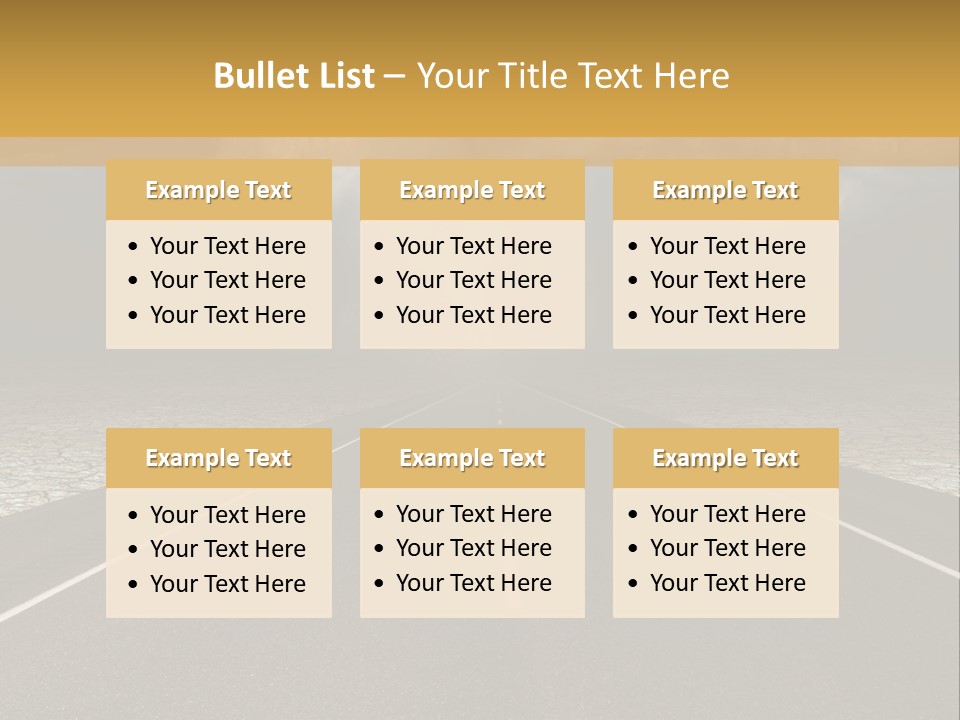 Rain Adventure Way PowerPoint Template