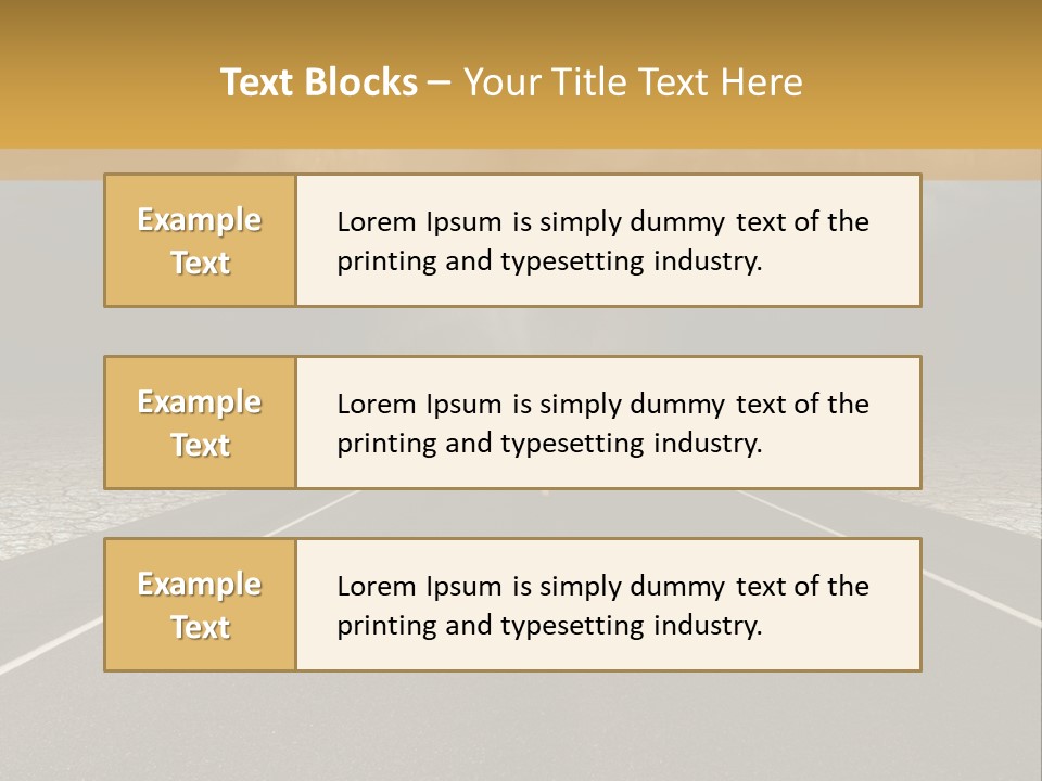 Rain Adventure Way PowerPoint Template