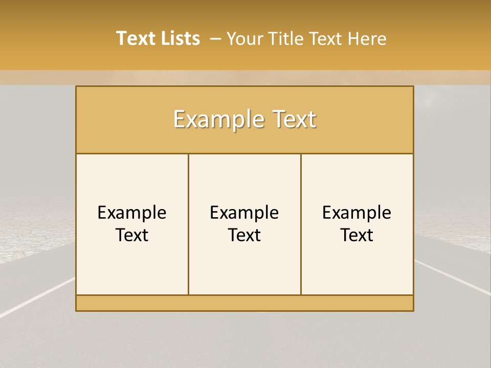 Rain Adventure Way PowerPoint Template