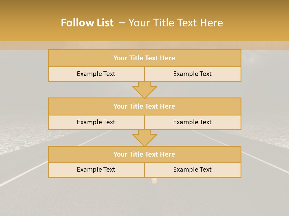 Rain Adventure Way PowerPoint Template