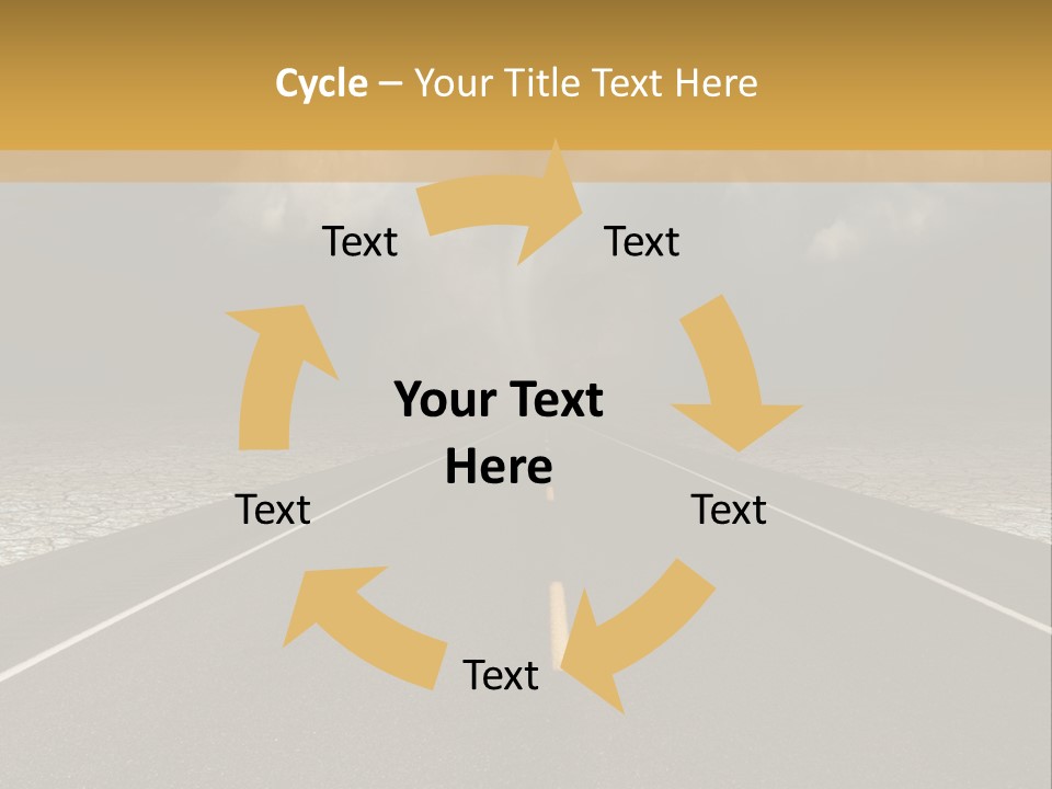 Rain Adventure Way PowerPoint Template
