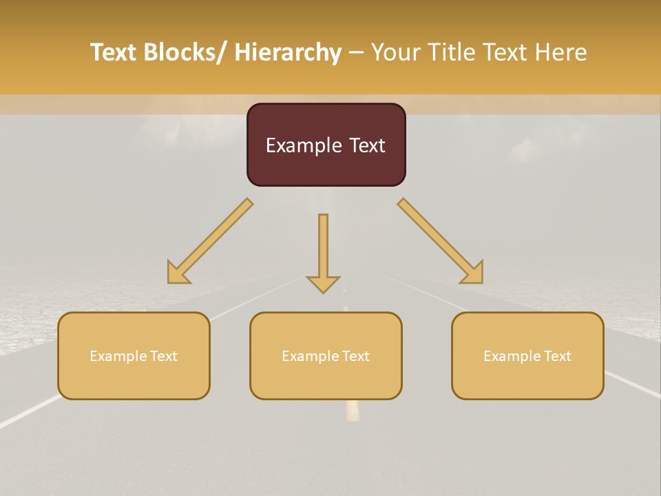 Rain Adventure Way PowerPoint Template