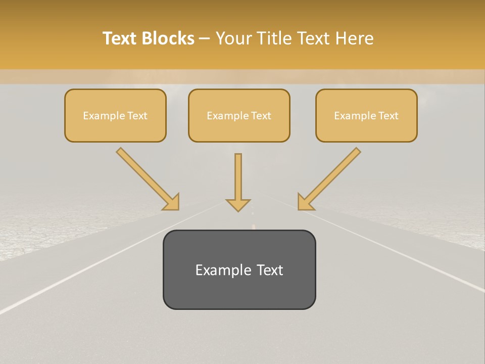Rain Adventure Way PowerPoint Template