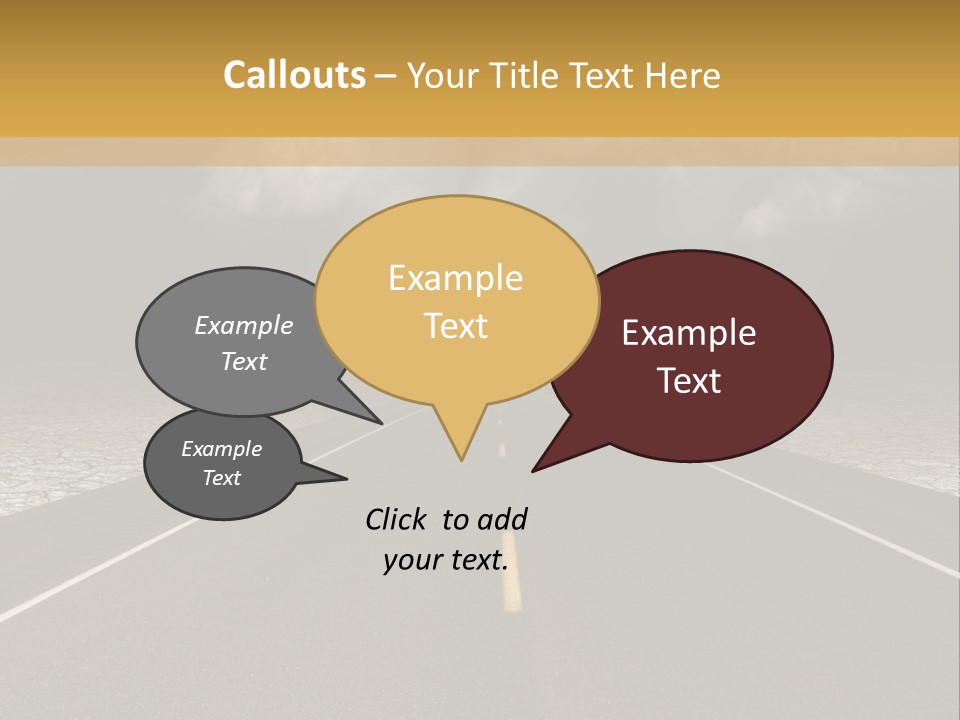 Rain Adventure Way PowerPoint Template