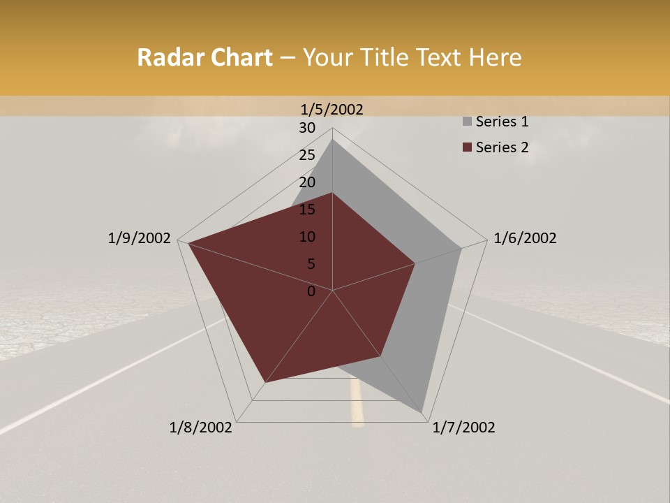 Rain Adventure Way PowerPoint Template