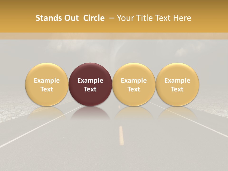 Rain Adventure Way PowerPoint Template