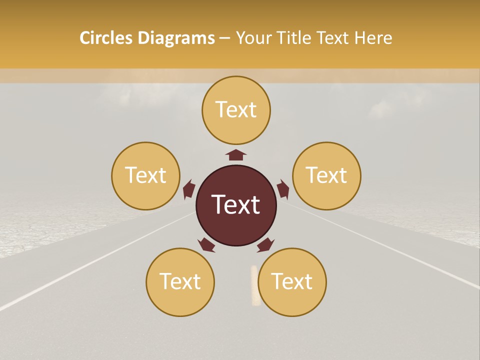 Rain Adventure Way PowerPoint Template