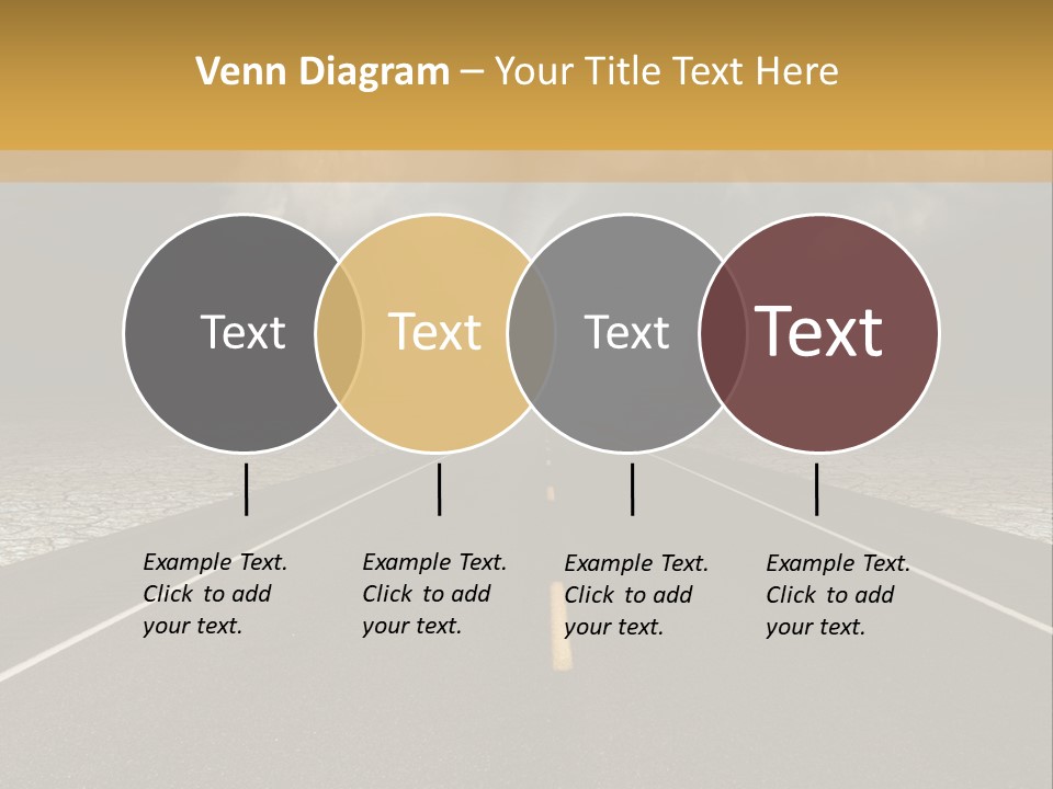 Rain Adventure Way PowerPoint Template