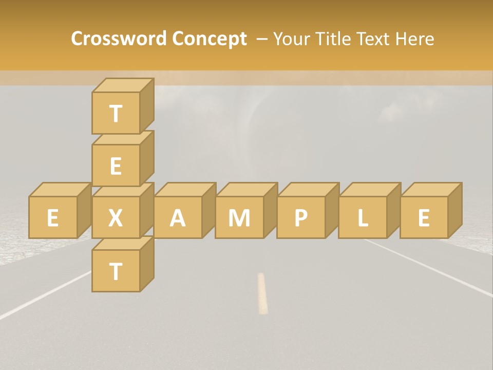 Rain Adventure Way PowerPoint Template