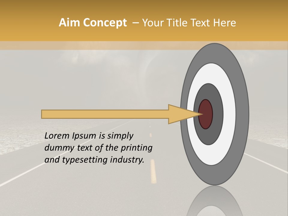 Rain Adventure Way PowerPoint Template