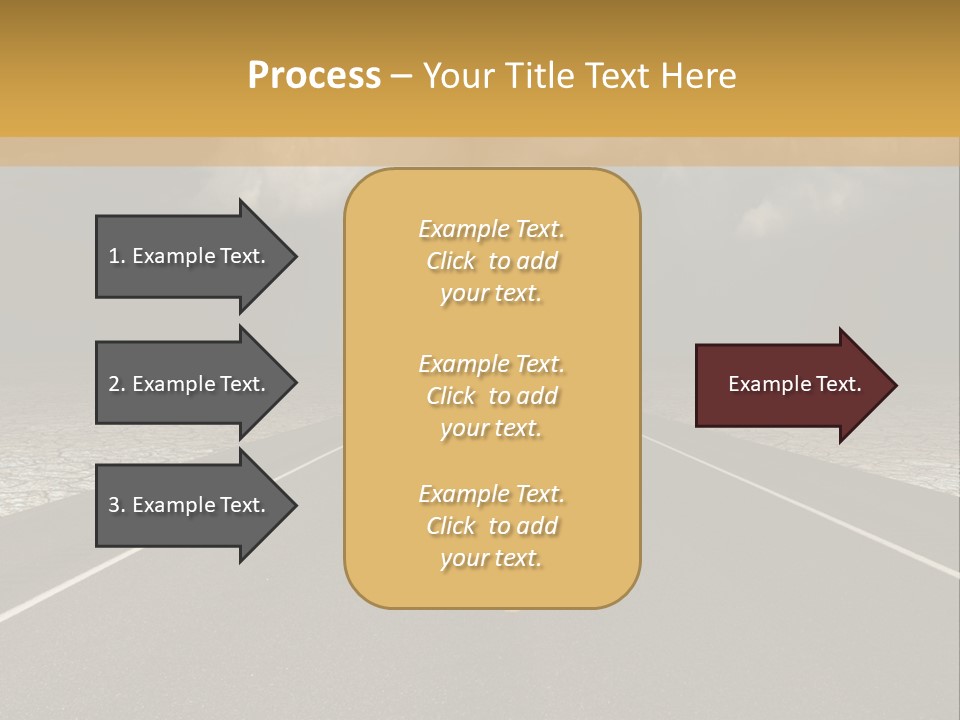 Rain Adventure Way PowerPoint Template