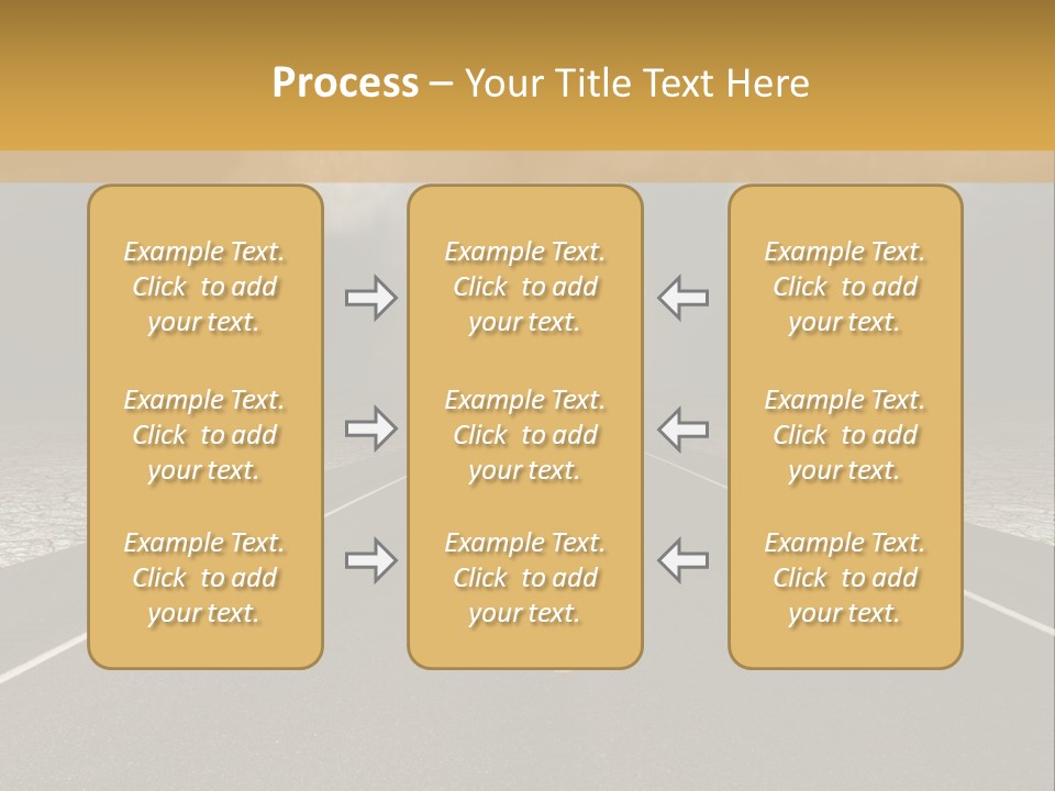 Rain Adventure Way PowerPoint Template