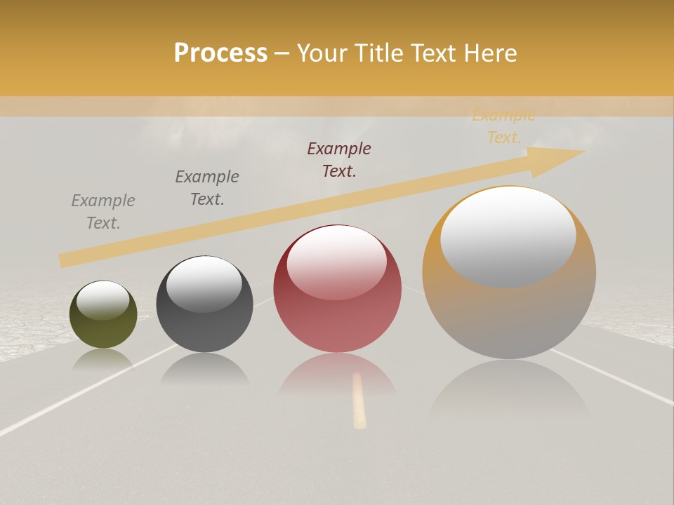 Rain Adventure Way PowerPoint Template